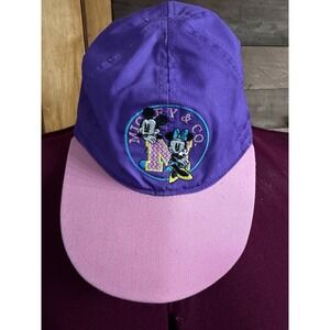 Vintage Mickey & Co. Walt Disney Fresh Caps Drew Pearson Pink Purple Kids Hat